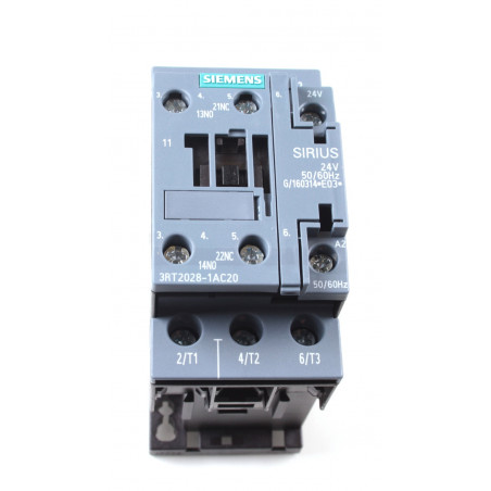 CONT.AC-3 18,5Kw 400V NA+NC 24V S0 TORN. 3RT2028-1AC20