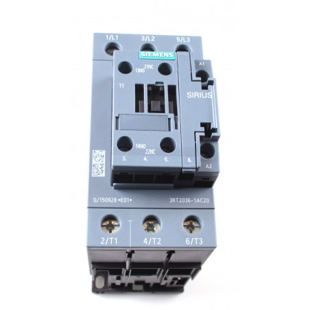 CONT.50A 24V 22Kw 1NA+1NC BNE.TORN. 3RT2036-1AC20