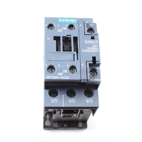 CONT.AC-3 11Kw 400V NA+NC AC 24V S0 TORN 3RT2026-1AC20